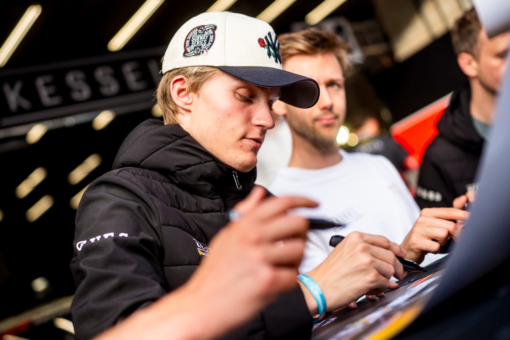 Dansk triumf i Belgien: Conrad Laursen tog klasseejr 24-timersløbet.
(Foto: Kessel Racing)